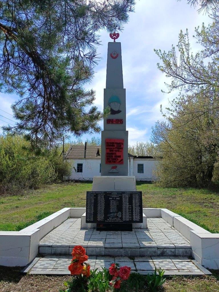 Памятник погибшим в годы ВОВ 1941-1945гг..