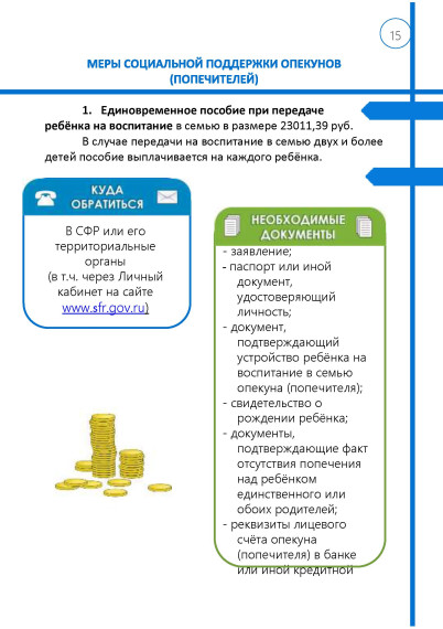 Информация о мерах социальной поддержки в 2023.